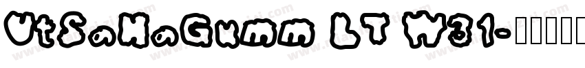 UtSaHaGumm LT W31字体转换
